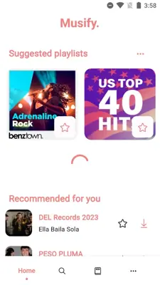 Musify android App screenshot 0